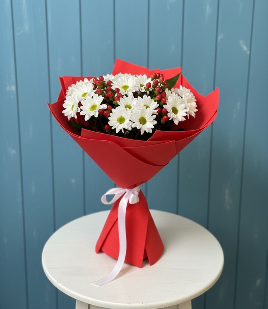 Букет цветов из: Хризантемы в Закаменске