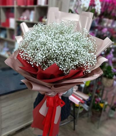 Букет цветов из: Гипсофила в Закаменске