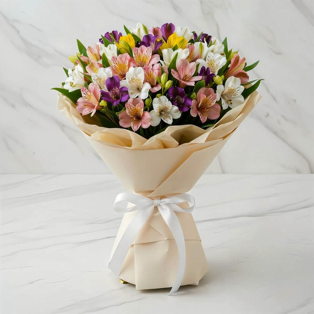 Букет цветов из: Альстромерии в Закаменске