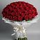 Букет 101 Красная роза Блэк Мэджик в Закаменске