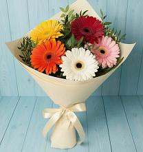 Букет цветов из:  Герберы #REPLACE_PRED# Закаменске