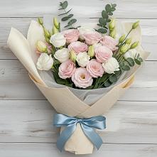 Букет цветов из:  Лизиантусы в Закаменске