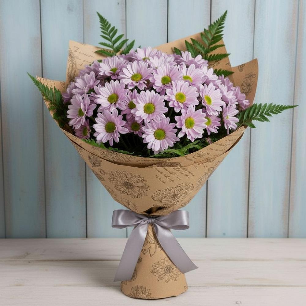 Букет цветов из: Хризантемы в Закаменске