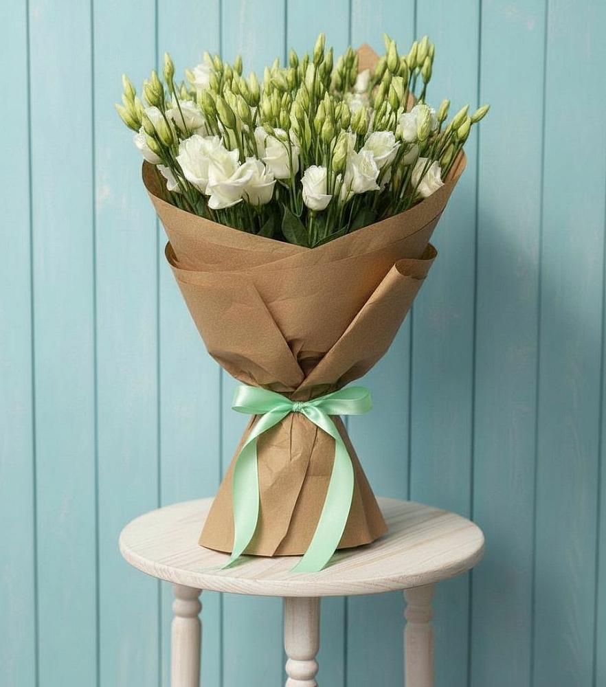 Букет цветов из: Лизиантусы в Закаменске