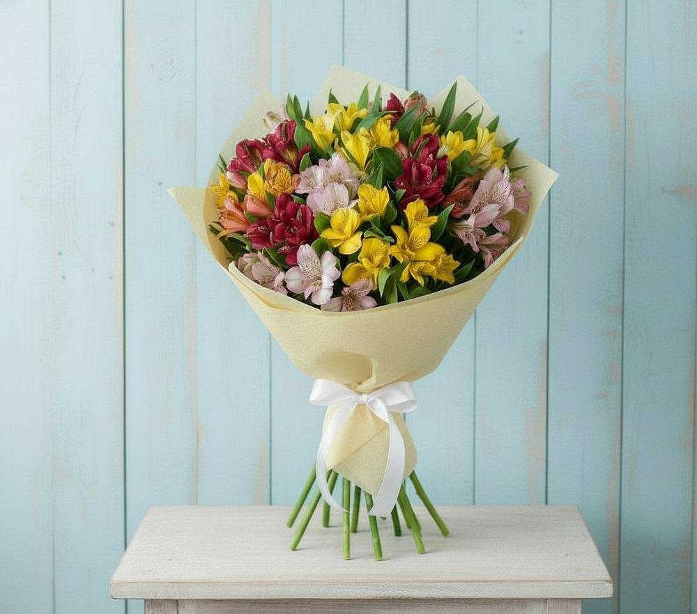 Букет цветов из: Альстромерии в Закаменске