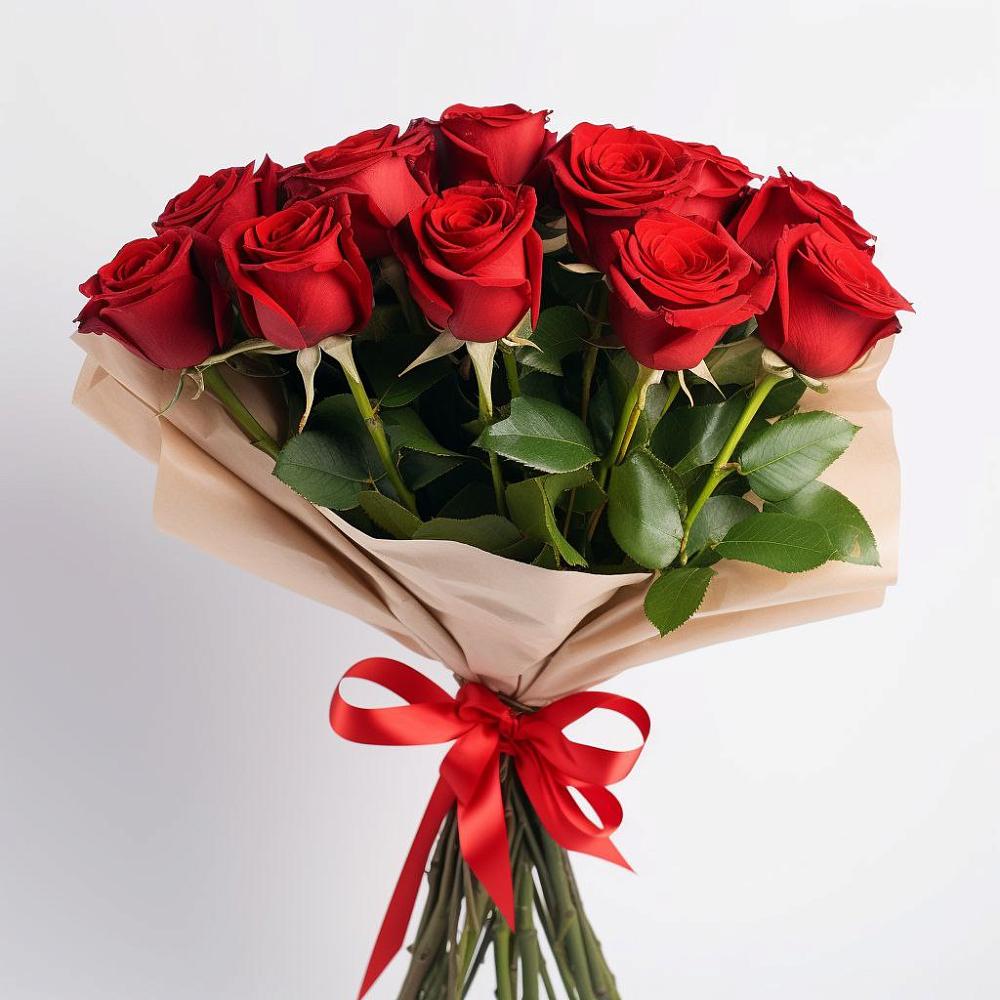 Букет 11 Красных роз Эдлесс Лав в Закаменске